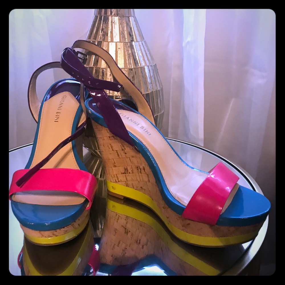Rainbow heels